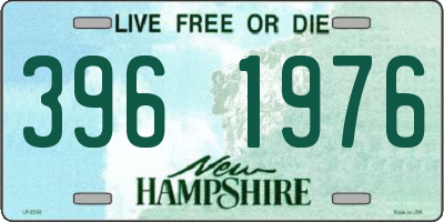 NH license plate 3961976
