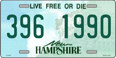 NH license plate 3961990