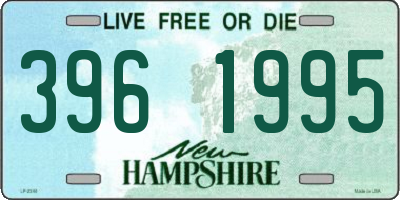 NH license plate 3961995