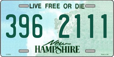 NH license plate 3962111