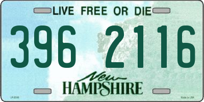 NH license plate 3962116
