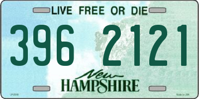 NH license plate 3962121