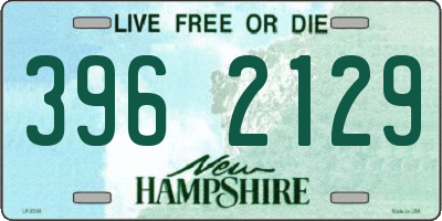 NH license plate 3962129