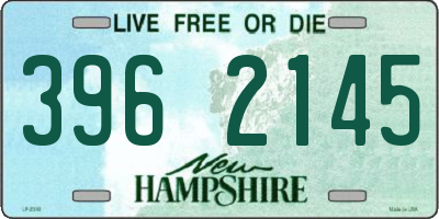 NH license plate 3962145