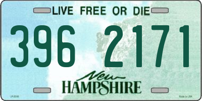 NH license plate 3962171