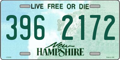 NH license plate 3962172