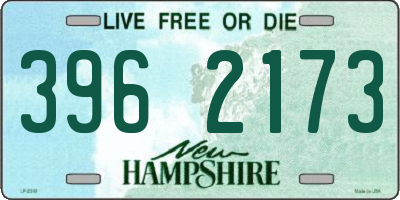 NH license plate 3962173