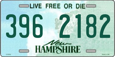 NH license plate 3962182