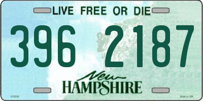 NH license plate 3962187