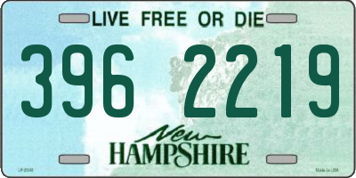 NH license plate 3962219