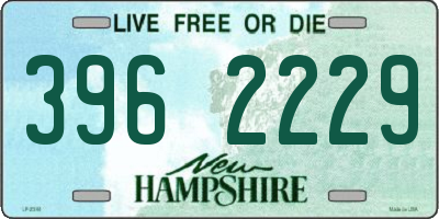NH license plate 3962229
