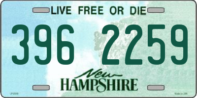 NH license plate 3962259