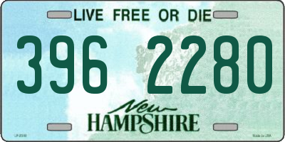 NH license plate 3962280