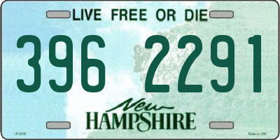 NH license plate 3962291