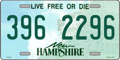 NH license plate 3962296