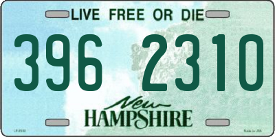 NH license plate 3962310