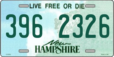 NH license plate 3962326