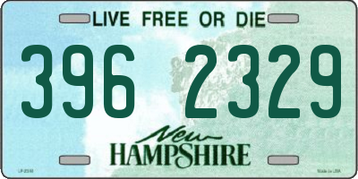 NH license plate 3962329