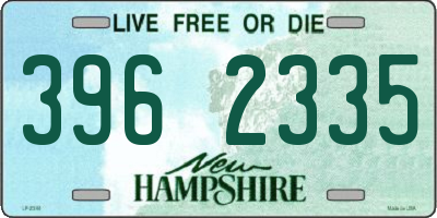NH license plate 3962335