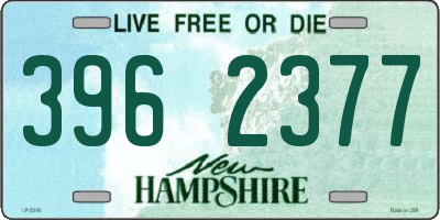 NH license plate 3962377