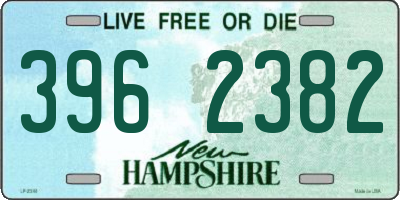 NH license plate 3962382