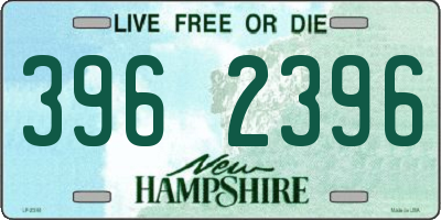 NH license plate 3962396
