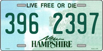 NH license plate 3962397