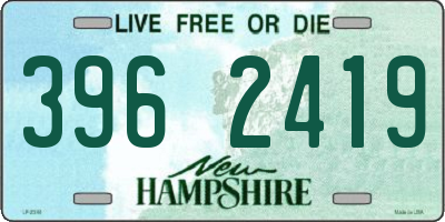 NH license plate 3962419