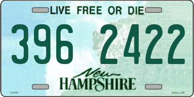 NH license plate 3962422