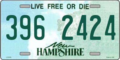 NH license plate 3962424