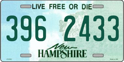 NH license plate 3962433