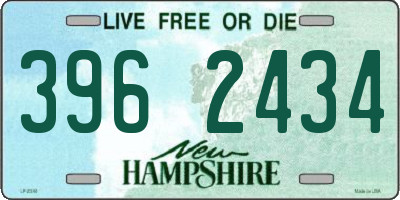 NH license plate 3962434