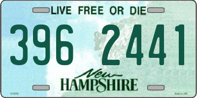 NH license plate 3962441