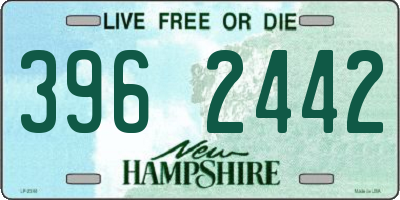 NH license plate 3962442