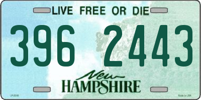 NH license plate 3962443