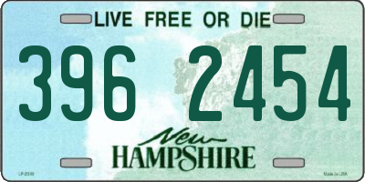 NH license plate 3962454