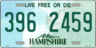 NH license plate 3962459