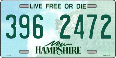 NH license plate 3962472