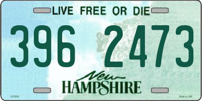 NH license plate 3962473