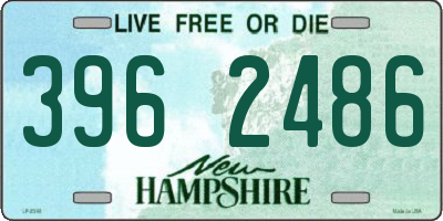 NH license plate 3962486