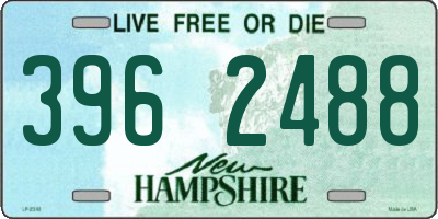 NH license plate 3962488