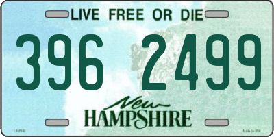 NH license plate 3962499