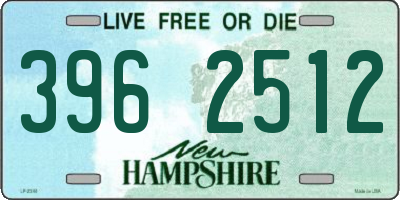 NH license plate 3962512