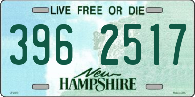 NH license plate 3962517