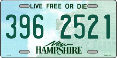 NH license plate 3962521
