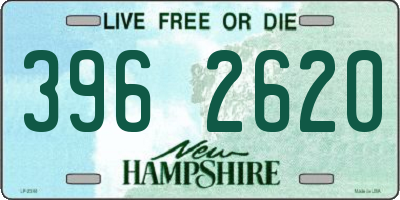 NH license plate 3962620