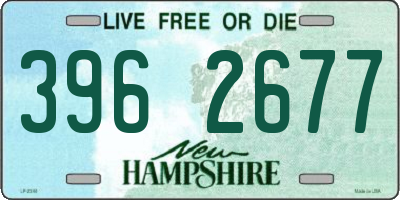 NH license plate 3962677