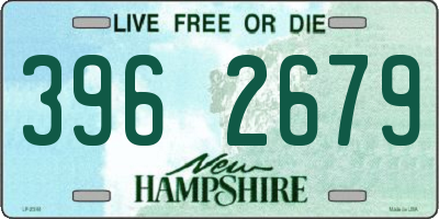 NH license plate 3962679