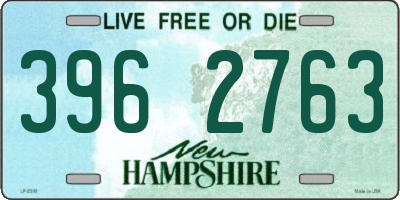 NH license plate 3962763