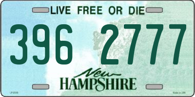 NH license plate 3962777